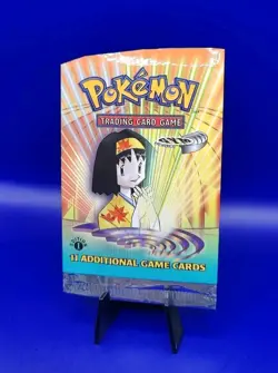 Pokemon Gym Heroes 1st Edition EMPTY Booster Pack Erika Vintage WOTC TCG 1999 - Image 3