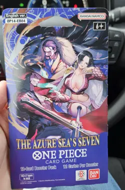 10 PACKS ONE Piece OP-14 "Azure Sea's Seven" Booster Pack [SEALED] EB-04 - Image 2