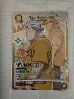 Union Arena Taro Sakamoto Winner Promo English Sealed - Image 1