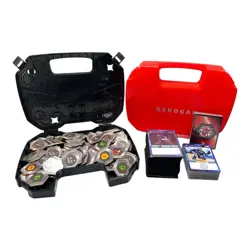 Large Lot of Bakugan Battle Brawlers Cards Bakucore and Carrying Case - Image 1