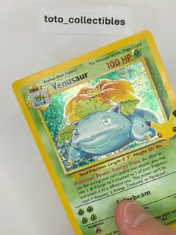 Pokemon TCG Celebrations Venusaur Holo Rare Card #15/102 Classic Collection NM - Image 3