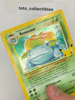 Pokemon TCG Celebrations Venusaur Holo Rare Card #15/102 Classic Collection NM - Image 4