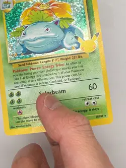 Pokemon TCG Celebrations Venusaur Holo Rare Card #15/102 Classic Collection NM - Image 5