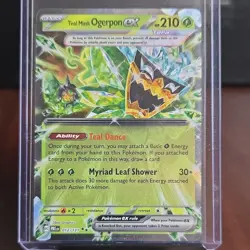 Pokemon Teal Mask Ogerpon EX Foil Card PRE 012/131 English Basic Grass 2024 - Image 1