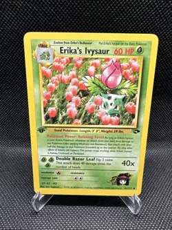 Pokemon Gym Challenge 41/132 Erika's Ivysaur 1st Edition Pokemon Card - Image 1