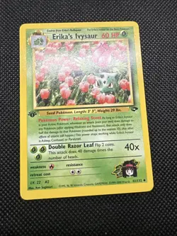 Pokemon Gym Challenge 41/132 Erika's Ivysaur 1st Edition Pokemon Card - Image 3