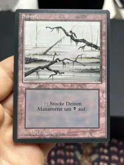 5x German Fbb Swamp • Unplayed / Mostly Clean • Basic Land • Mtg - Image 3