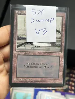 5x German Fbb Swamp • Unplayed / Mostly Clean • Basic Land • Mtg - Image 5