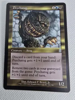 Wizards Psychatog 292/350 2001 Creature Blue Black Regular Edward P. Beard MTG - Image 1
