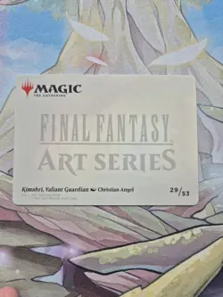 Magic MTG Final Fantasy Kimahri, Valiant Guardian 29/53 Art Series Full Art NM - Image 2