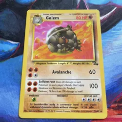 Golem 36/62 | Pokemon TCG | Fossil | LP vintage - Image 2