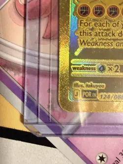 Mega Zygarde Ex 124/088 - Gold Hyper Rare - Pokemon Perfect Order - Image 3