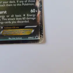 Pokemon Rayquaza EX BW47 Black & White Promo Holo Eske Yoshinob - Image 3