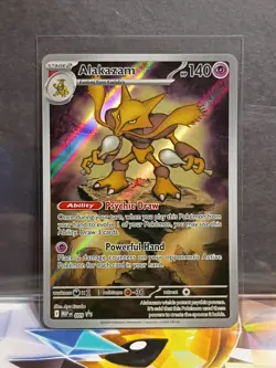 Pokemon Alakazam 009 Black Star Promo NM - Image 1