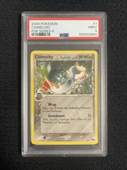2006 Pokemon Pop Series 4 Chimecho Delta Species #1/17 PSA MINT 9 - Image 1