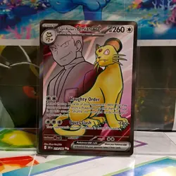 Pokemon TCG Team Rocket's Persian EX 219/182 Destined Rivals Ultra Rare Holo - Image 1