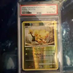 Pokemon Shinx SH12 Arceus Shiny Holo Rare Reverse Foil English PSA 7 2009 - Image 1