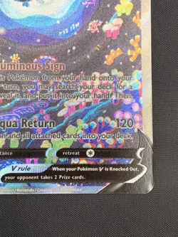 Lumineon V GG39/GG70 Crown Zenith Galarian Gallery Ultra Rare Full Art Pokemon - Image 5