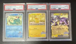 Pokemon 2024 Illustration Contest Feraligatr SVP213 Pikachu SVP214 SVP215 PSA 10 - Image 1