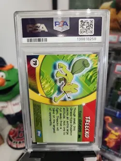 2004 topps pokemon advanced challenge Treecko PSA NM-MT 8 - Image 2