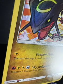 Pokemon TCG Shining Rayquaza 56/73 Shining Legends Holo - NM - Image 5
