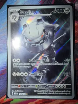 Pokemon Steelix ME01 Mega Evolution 150/132 Illustration Rare Holo - Image 1