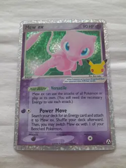 Mew ex 88/92 Celebrations Classic Collection Pokemon Holo English - Image 1