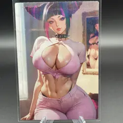 Juri Han Street Fighter Anime Waifu Card Doujin ACG Goddess Holo - Image 1