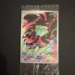 Bulbasaur (Mega Evolution Stamped) 133/132 Mega Evolution Box Topper - SEALED - Image 1