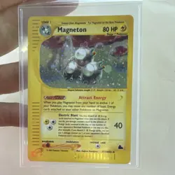 Pokemon Magneton H18/H32 Skyridge Holo Rare 80 HP Stage 1 English Card 2003 - Image 1