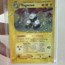 Pokemon Magneton H18/H32 Skyridge Holo Rare 80 HP Stage 1 English Card 2003 - Image 3