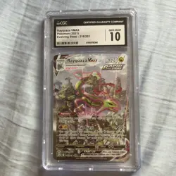 Rayquaza VMAX Alt Art Secret Card 218/203 SWSH CGC 10 GEM MINT EVOLVING SKIES - Image 1