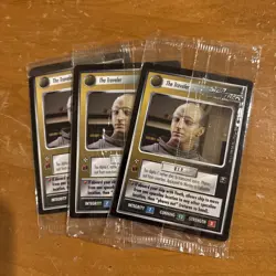 3 Card Lot Star Trek CCG: The Traveler/The Emissary Sealed Promo Cards 1998 RARE - Image 2