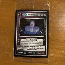 3 Card Lot Star Trek CCG: The Traveler/The Emissary Sealed Promo Cards 1998 RARE - Image 3