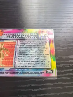 Pokemon Card THE STORY OF MEWTWO #24 Mewtwo Strikes Back Textured Holo - Image 5