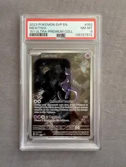 PSA 8 Mewtwo Pokemon Card TCG - 2023 151 UPC Promo #052 - Image 1