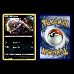 6x Toxicroak Lot Croagunk Pokemon Cards Collection Set Deck Building TCG - Image 4