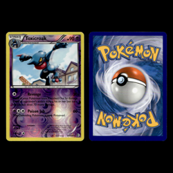 6x Toxicroak Lot Croagunk 66.0 Black White Boundaries Crossed Pokemon Cards Set - Image 3