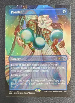 Ponder Secret Lair Drop Series 245 NM SLD MTG Magic Card - Image 1