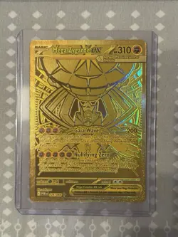 Pokemon Mega Zygarde EX Gold HYPER RARE FA Foil Card 124/088 Fresh From Pack! - Image 1