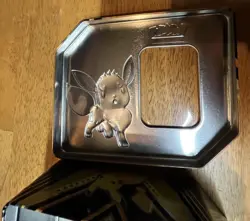Pokemon TCG Trading Card Game Eevee V Powers Metal Tin Box Empty No Cards 2020 - Image 4
