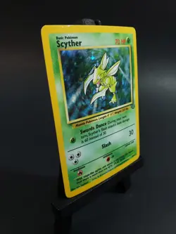 Scyther Pokemon Jungle Set 10/64 Holo Card TCG 1999 LP - Image 5