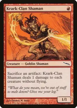 Krark-Clan Shaman Mirrodin MtG NM - Image 1