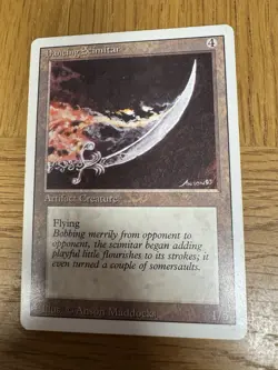 Dancing Scimitar , MTG Revised Edition (1994) - Image 1