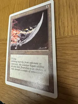 Dancing Scimitar , MTG Revised Edition (1994) - Image 2