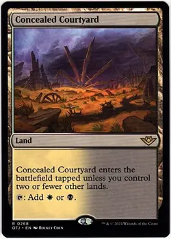 MTG Outlaws of Thunder Junction Concealed Courtyard (Rare) - Image 1