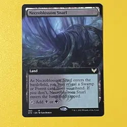 Necroblossom Snarl | Extended Art | R | 363 | Strixhaven: School of Mages | MTG - Image 1