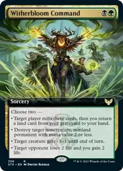 Witherbloom Command - Foil - Extended Art - Strixhaven - Image 1