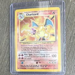 Pokemon Charizard 4/102 Base Set 1999 Wizards of the Coast English (MP) - Image 1