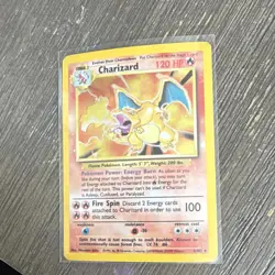 Pokemon Charizard 4/102 Base Set 1999 Wizards of the Coast English (MP) - Image 3